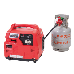 ポータブルガス発電機+8kg容器セット